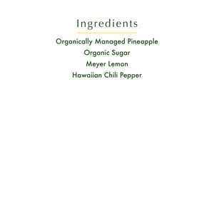 Hawaiian Chili Pineapple Culinary Syrup - 10oz