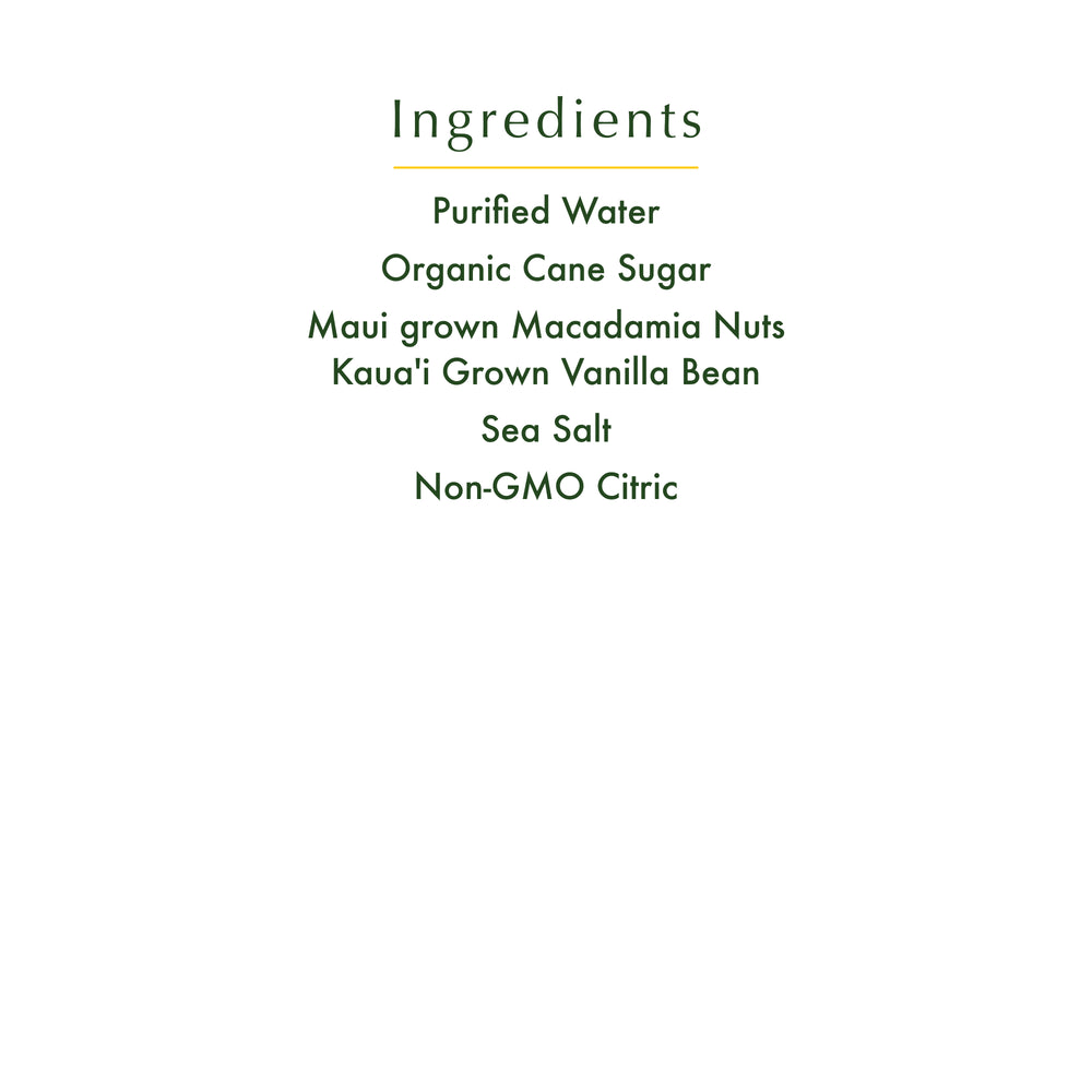 Sea Salted Macadamia Nut Vanilla Bean Culinary Syrup - 10oz | Slow ...
