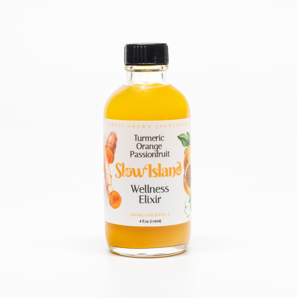 Turmeric Orange Passionfruit Wellness Elixir - 4oz