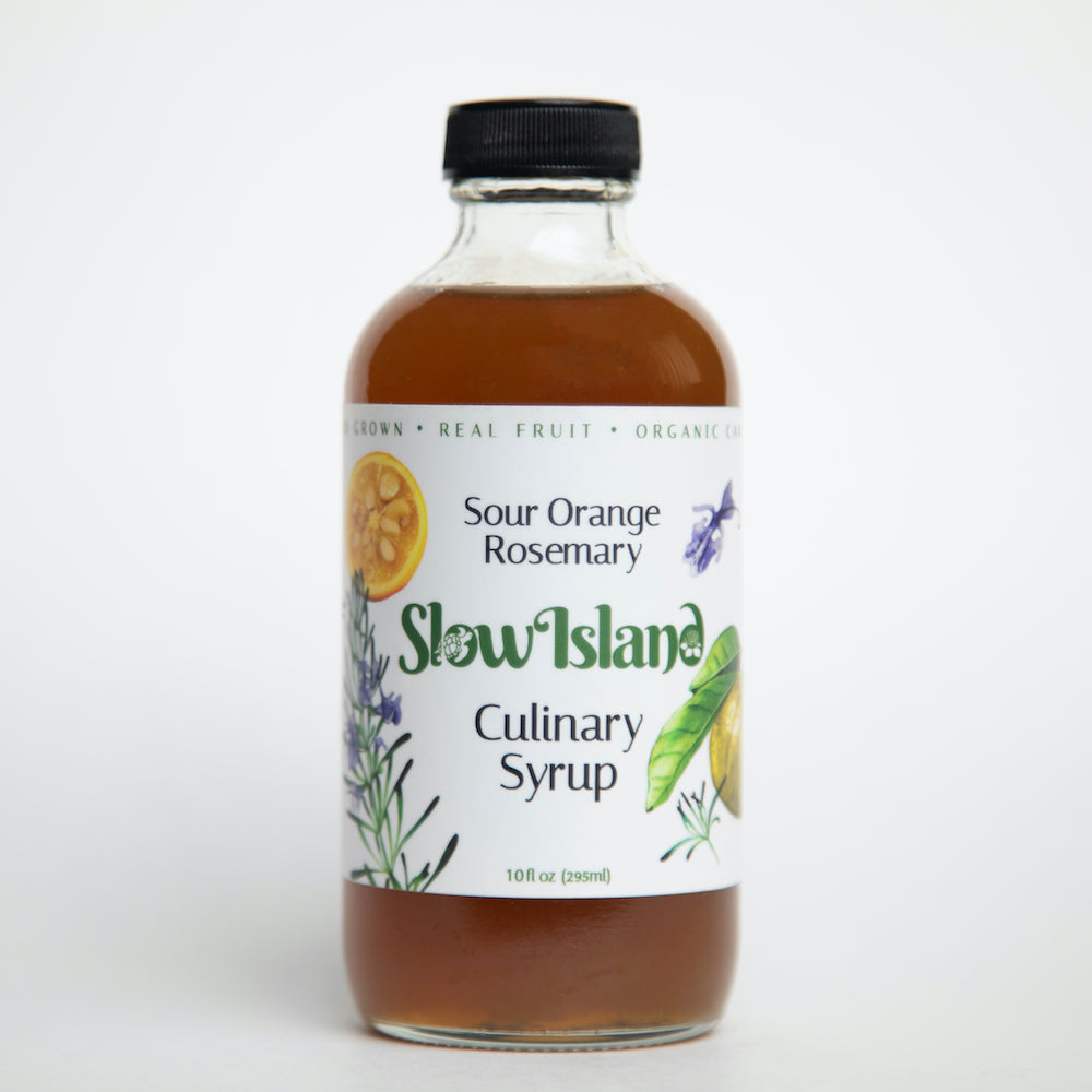 Sour Orange Rosemary Culinary Syrup - 10oz